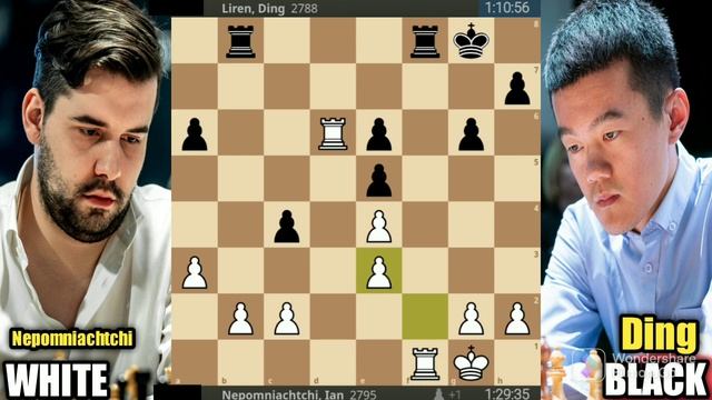 Ian Nepomniachtchi VS Ding Liren | Fide World Chess Championship 2023 | Round 11