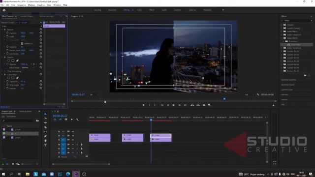 Tutorial Split Screen - Adobe Premiere