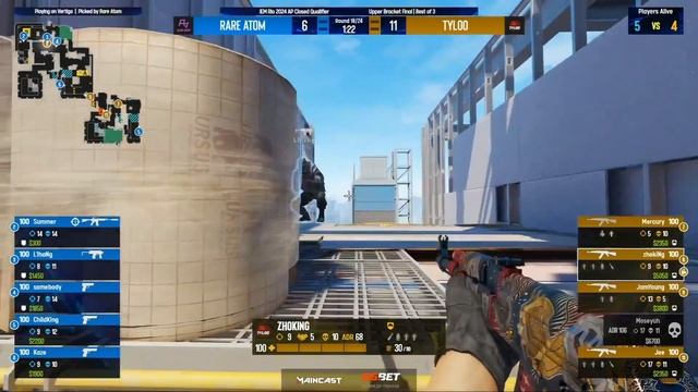 TYLOO проти Rare Atom | IEM Rio 2024 - Asia - CQ