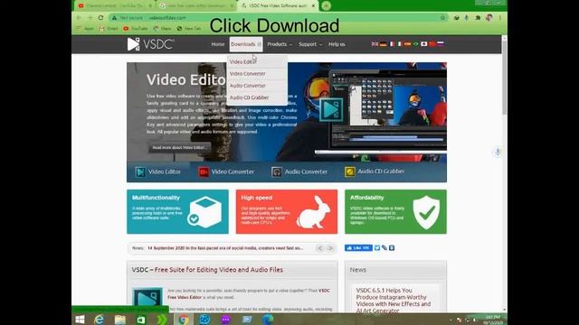 How To Download And Install VSDC(video Editor)....@(125).