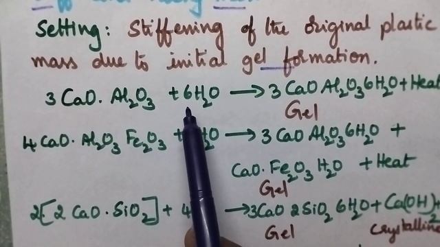 #setting & hardening of cement#engineering chemistry#JNTUK #anu#gel formation # crystallization#au