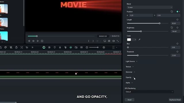 How To Make Cinematic Rays Text On Filmora 13