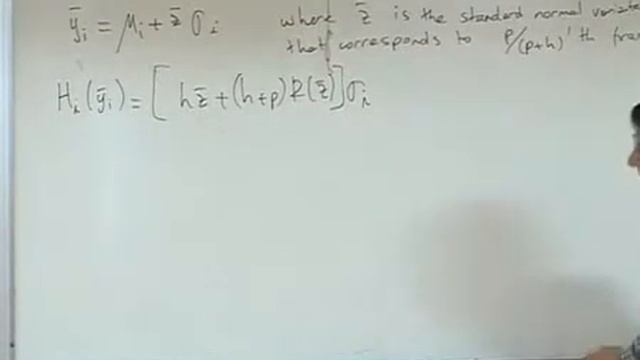 IE-571 Analytical Models for Supply Chain Lecture 06