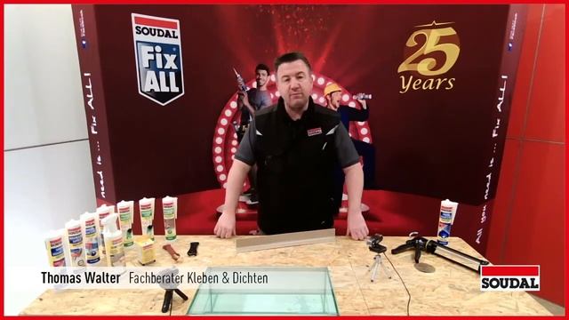 Präsentation von Soudal Fugendichtstoffen (DIY)