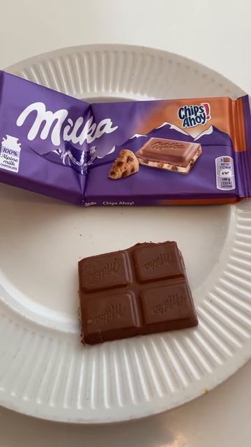 TASTE TEST TIME! Milka Chips Ahoy chocolate bar!