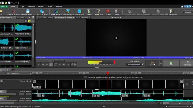 VideoPad, editor de video gratis de NCH Software   Proyecto radio completo 10 vpj 2021 08 29 23 21