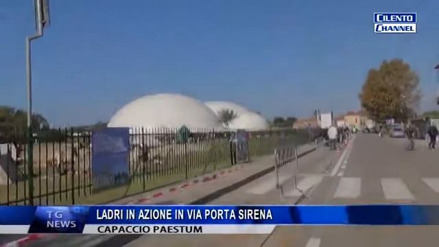 CAPACCIO PAESTUM LADRI IN AZIONE IN VIA PORTA SIRENA