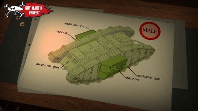 Guy's Armoured Car Drive & WW1 Tank Designs | Guy Martin Proper