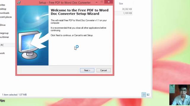 របៀបបំលែង PDF file ទៅជា Word Doc file-How to convert PDF file to Word file