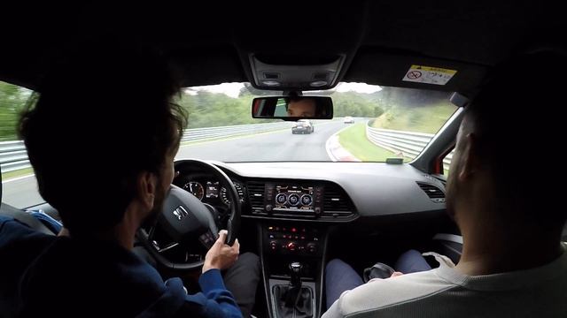 NURBURGRING nordschleife green hell CUPRA 380bhp sowier is chasing audi RS6 28.07.2017 part 2