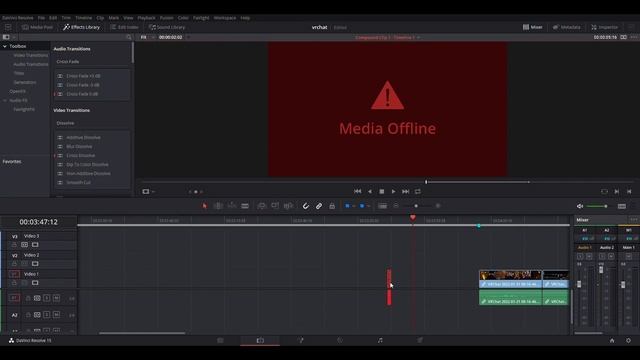 Mengatasi Media Offline Davinci Resolve 30 Detik