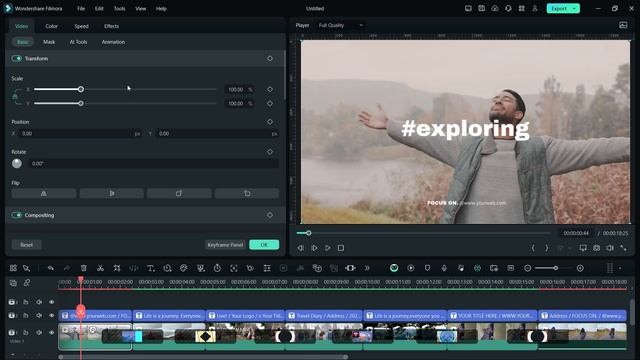 Filmora 13 - Finding the Perfect Assets for Your Simple Travel Vlog!