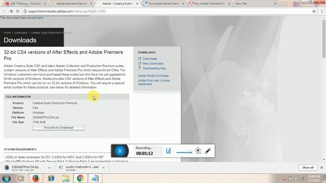 how to download Adobe premiere