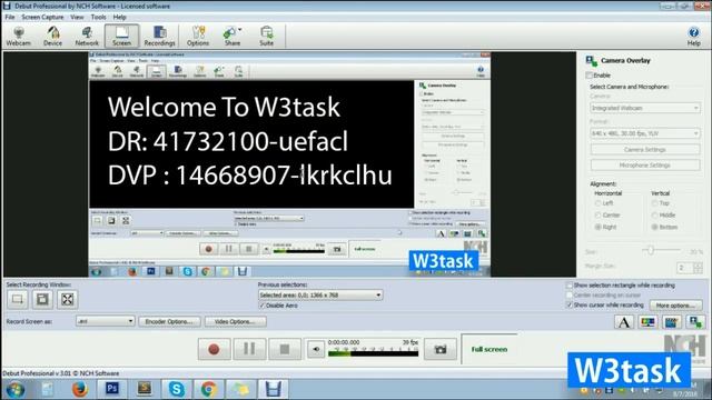 NCH Software Debut Capture and VideoPad Licence Key