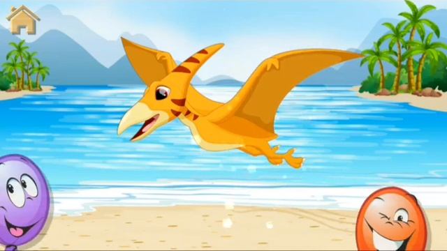 Pterodactyl Dragon puzzle parts || kids videos