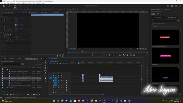 💻Linking & Grouping - 🧑🏻💻Adobe premiere pro - CLASS 71 [Bangla]