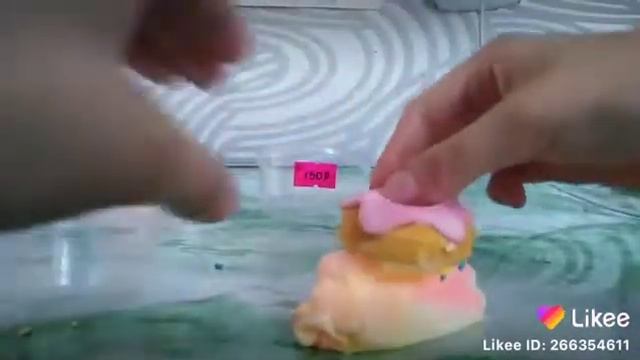 Слайм пончик микх