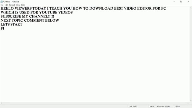 How to download best video editing software for pc free!!! (For pc ) ||For Youtube videos||
