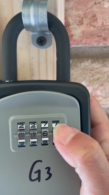 How to open the lock box