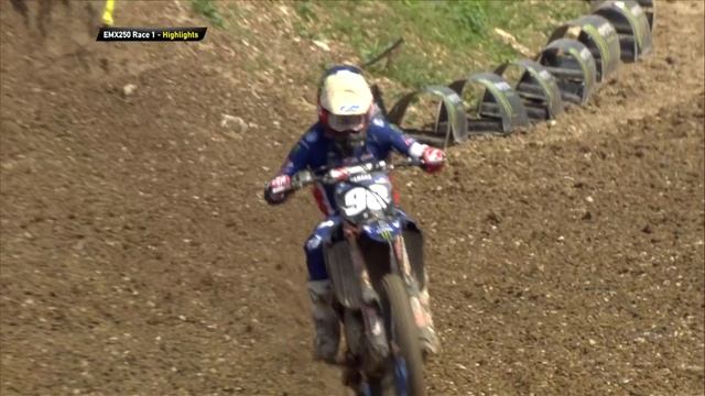 EMX250 Race1 Highlights - Round of France 2019#motocross