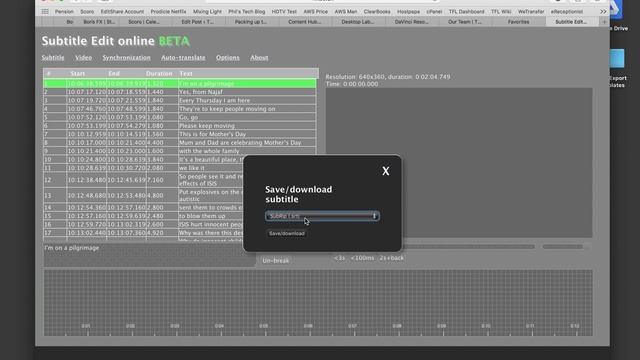 Transfering subtitles from Avid Media Composer to DaVinci Resolve