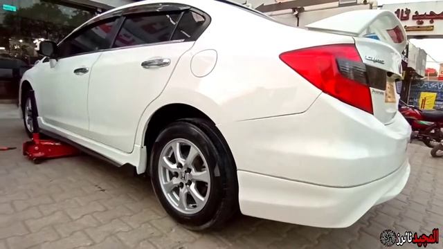 Honda Civic Rebirth Original Alloys Installation || AL MAJEED TYRES