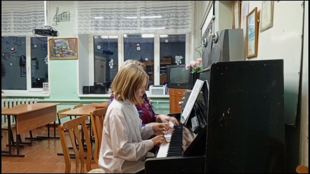 Пекина Анна, Шахманова Александра Владимировна. Г. Гладков «Песенка Львенка и
Черепахи».