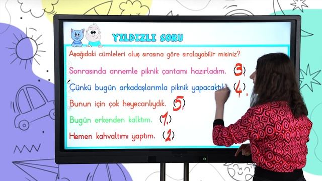 Olayların Oluş Sırası 📙 1.Sınıf Türkçe #2024