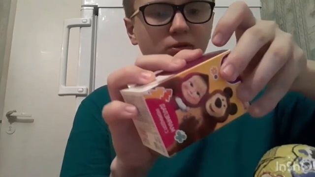 SweetFriends Маша и медведь + шоколадный шар ChupaChups от Влада А4