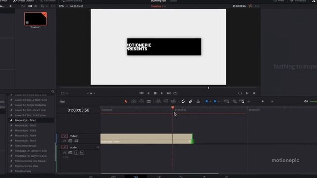 Free Minimal Title Pack for Davinci Resolve 16.2