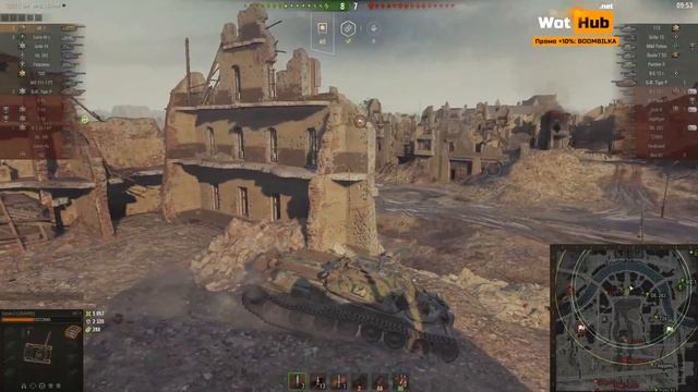 Иностранец на ИС-7 показал тайную позицию в World Of Tanks!