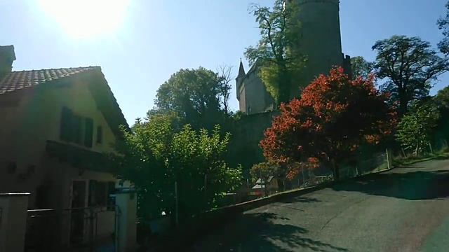 Suisse Switzerland Lucens Швейцария Люцен Люсанс Замок Château Schloss Castle Октябрь October 17