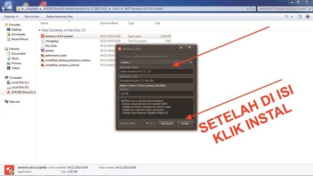 Cara Instal Adobe Premiere Pro CC 2017 Melalui CD Rom