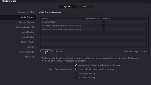 Project Settings & Preferences for DaVinci Resolve
