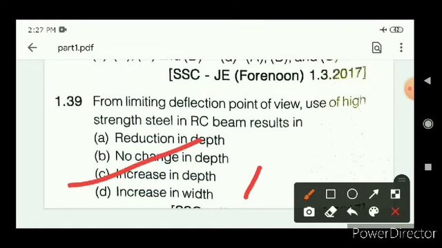 #ssc je *REINFORCED CEMENT CONCRETE (Rcc) previous year question* for ssc je PART-2