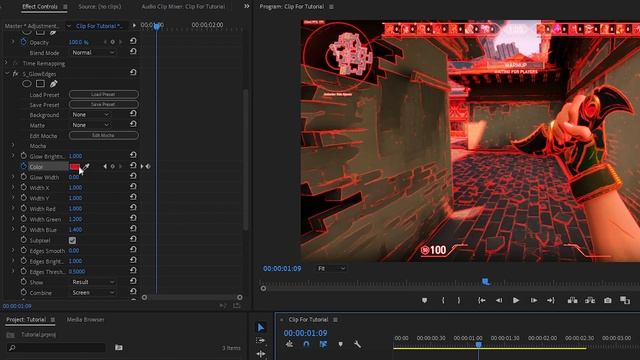 How To Create EDGE GLOW EFFECT For Valorant Montage / Pubg Montage | Premiere Pro Tutorial