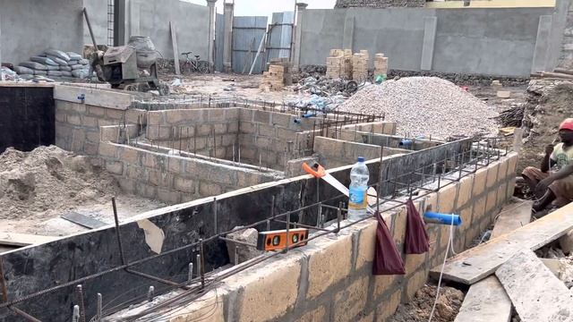 BUILDING OUR VILLA IN ZANZIBAR 🏝️ISLAND TANZANIA WORKING ON BUNGALOWS AND SWIMMING POOL #share