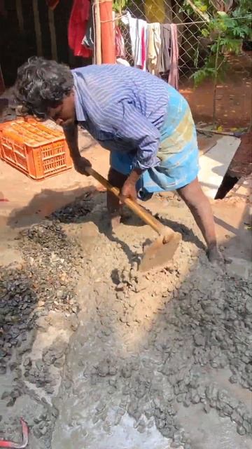 Excellent! Staircase Reinforcement with Sand and cement mixer#shorts