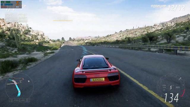 Forza Horizon 5 ➤ 2016 AUDI R8 V10 PLUS Gameplay [RTX3080 2K60FPS]