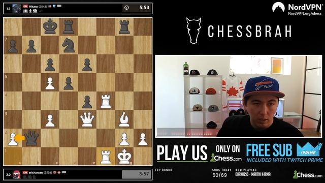 Rapid Chess against Hikaru