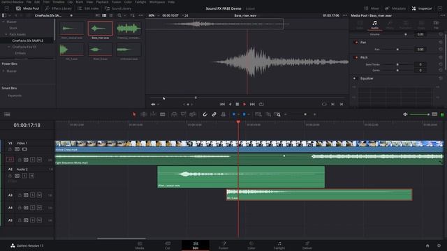 FREE Sound FX for Davinci Resolve