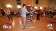 Markos Karmazin and Darya Pynchenkova Salsa Dancing at BIG RUSSIAN TOOSA 2019, Friday 21.06.2019