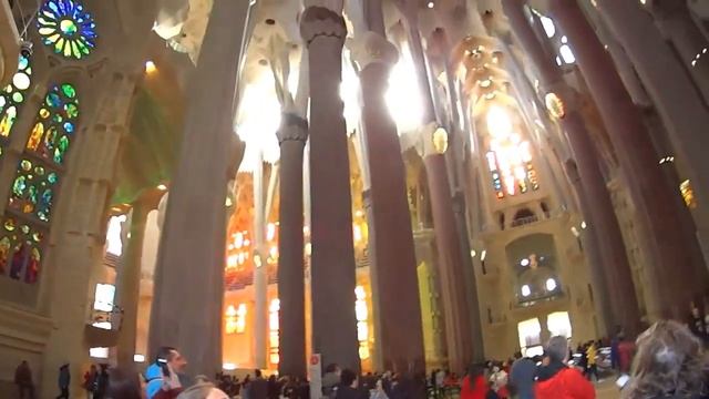 ИСПАНИЯ ИЗУМИТЕЛЬНЫЙ СОБОР SaGrAdA FAMILIA ДЕНЬ 5