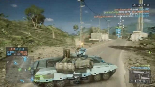 [BF4] Rogue Transmission - Tank Gameplay 52/0 [CN] Side MBT Type 99