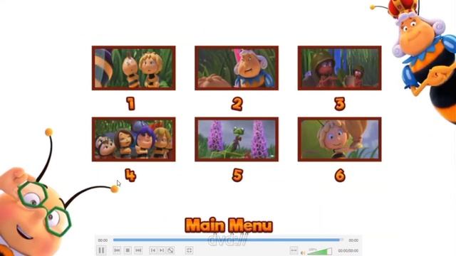 Maya The Bee The Honey Games DVD Menu Walkthrough