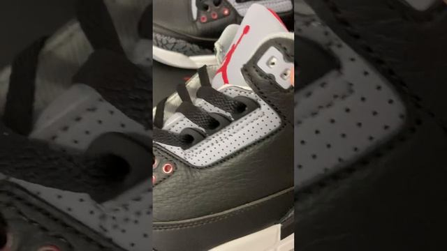 Air Jordan 3 Retro Black Cement Unboxing Review from kicksneakers.ru