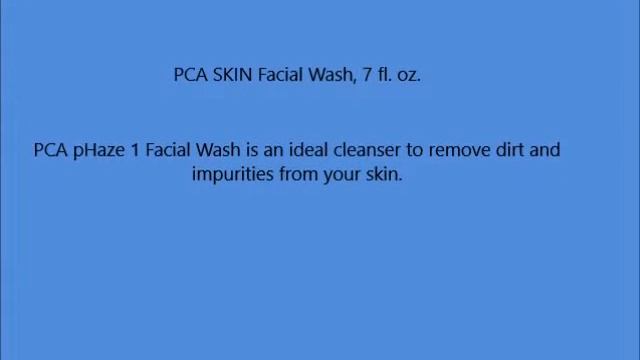PCA SKIN Facial Wash, 7 fl  oz
