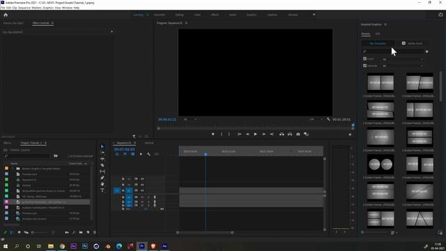 TUTORIAL | Multi Screen Frames Pack: Premiere Pro template