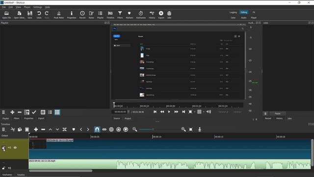 Shotcut How To Cut Audio