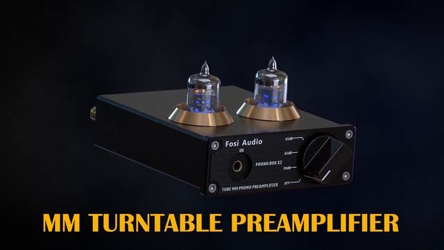 Fosi Audio Box X2 Phono Preamp for Turntable HiFi MM Phonograph Preamplifier for Record Player